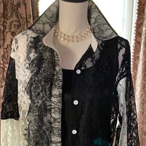 NWT trendy lace top